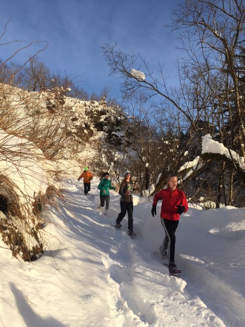 team alaska snowshoe running