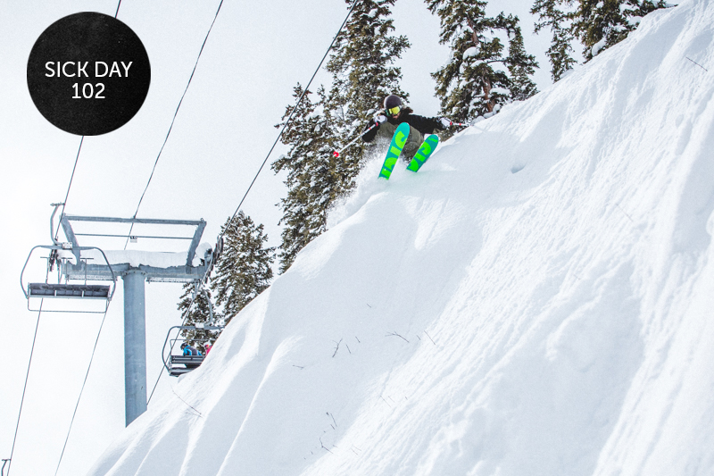 The All New Line Skis' Sick Day 102