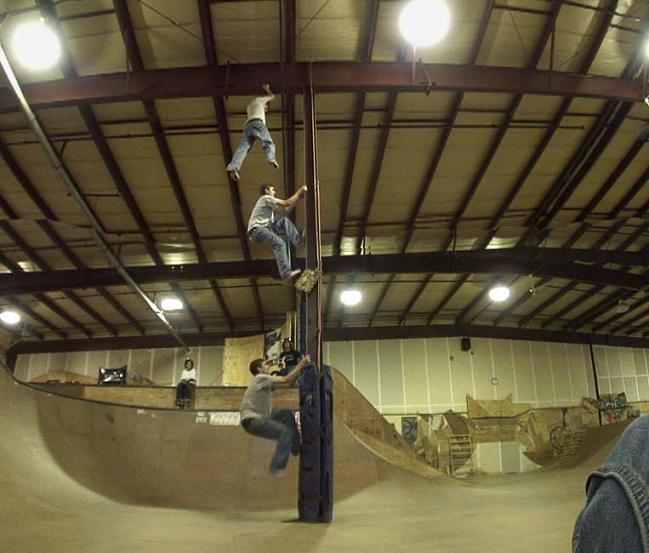 Ross Imburgia Climbs in a Skatepark?